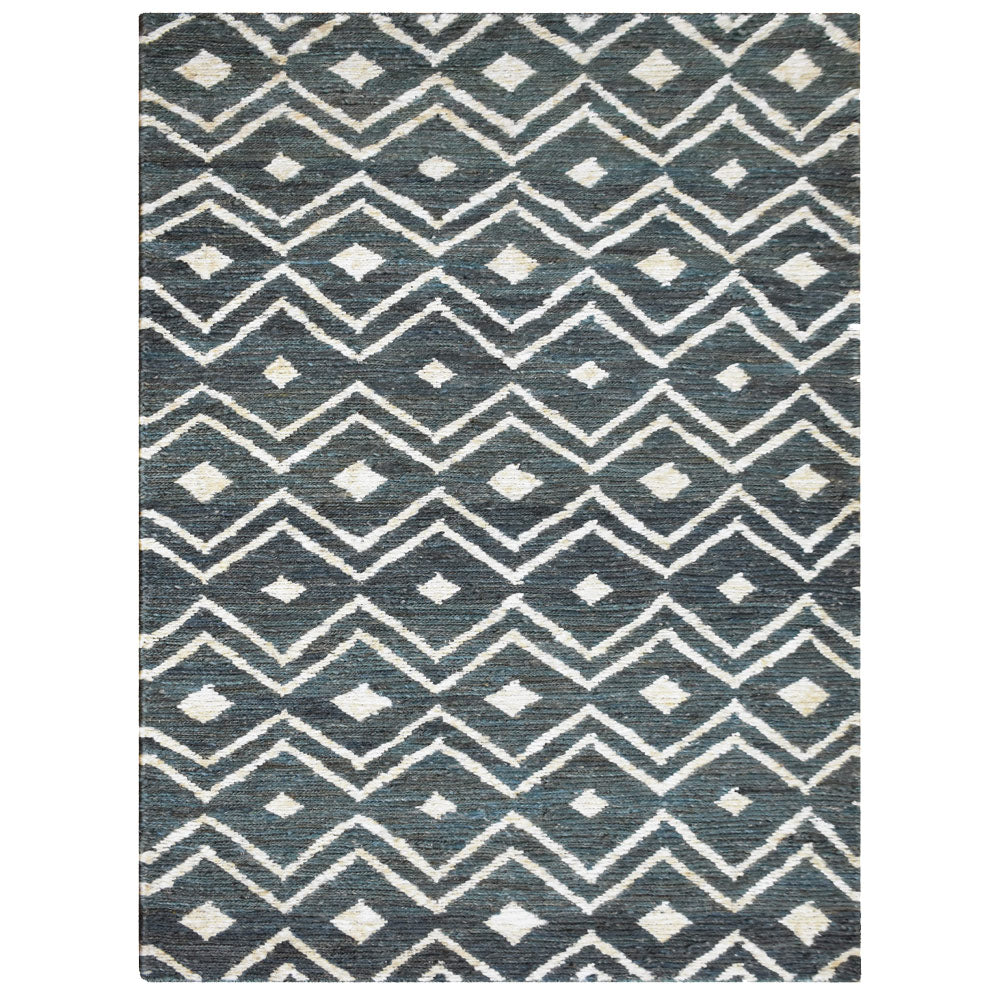 Oswego Hand Knotted Sumak Jute Area Rug