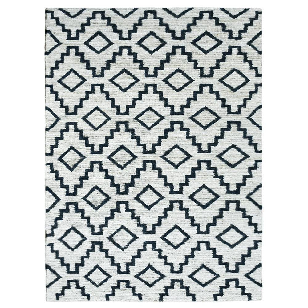Aztec Hand Knotted Soumak Jute Rug