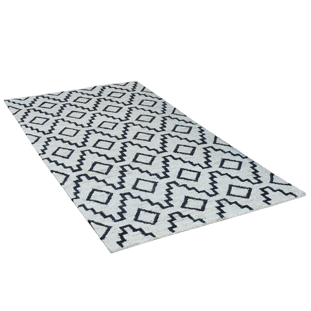 Aztec Hand Knotted Soumak Jute Rug