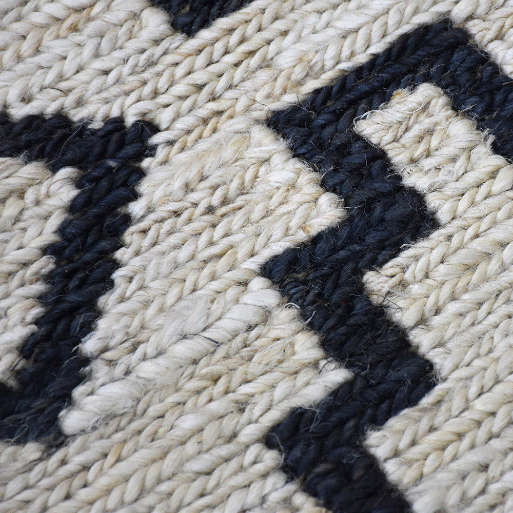 Aztec Hand Knotted Soumak Jute Rug