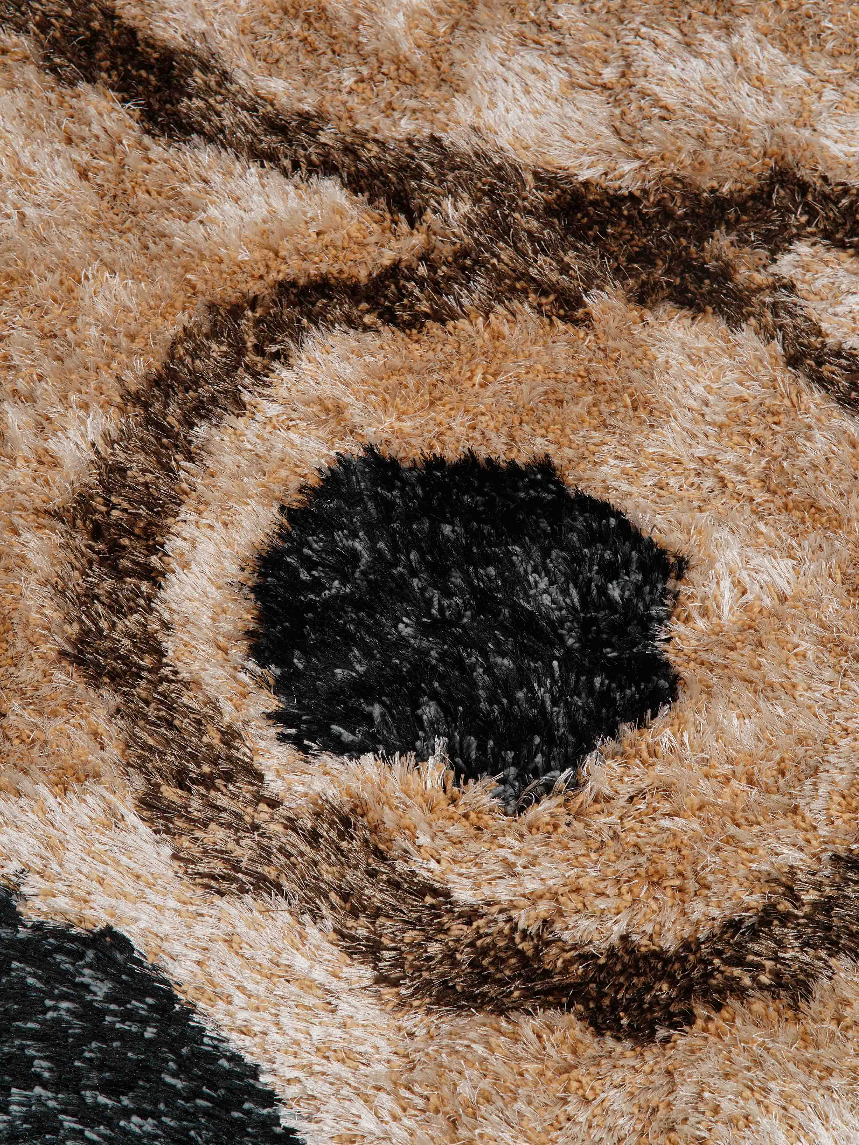 Harit Hand Tufted Shag Polyester Area Rug