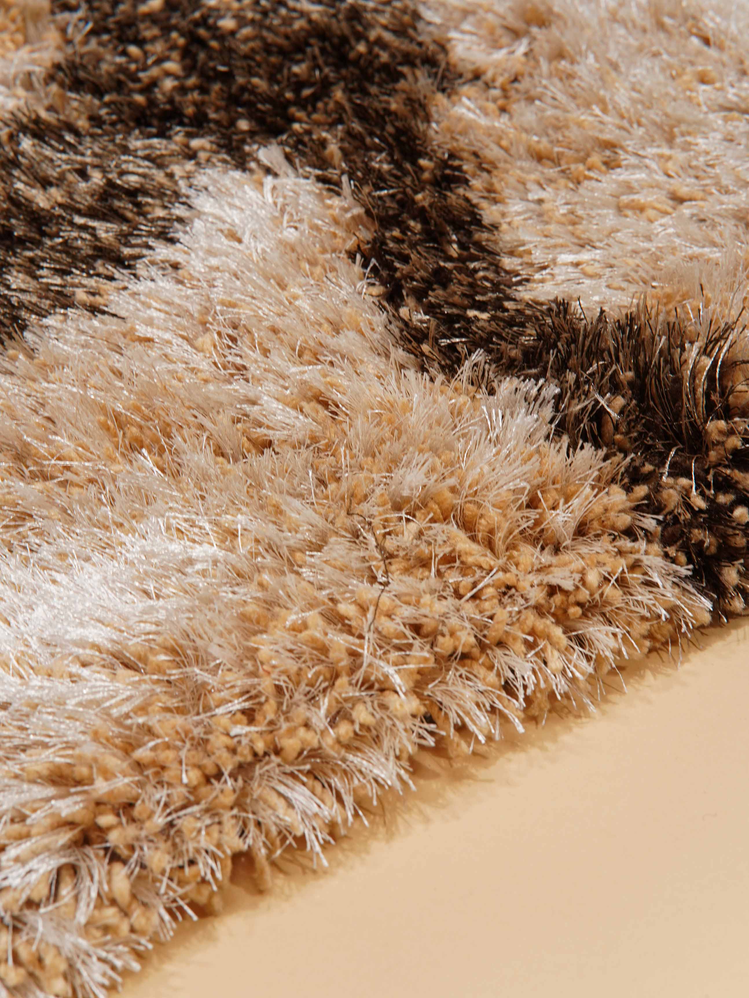 Harit Hand Tufted Shag Polyester Area Rug