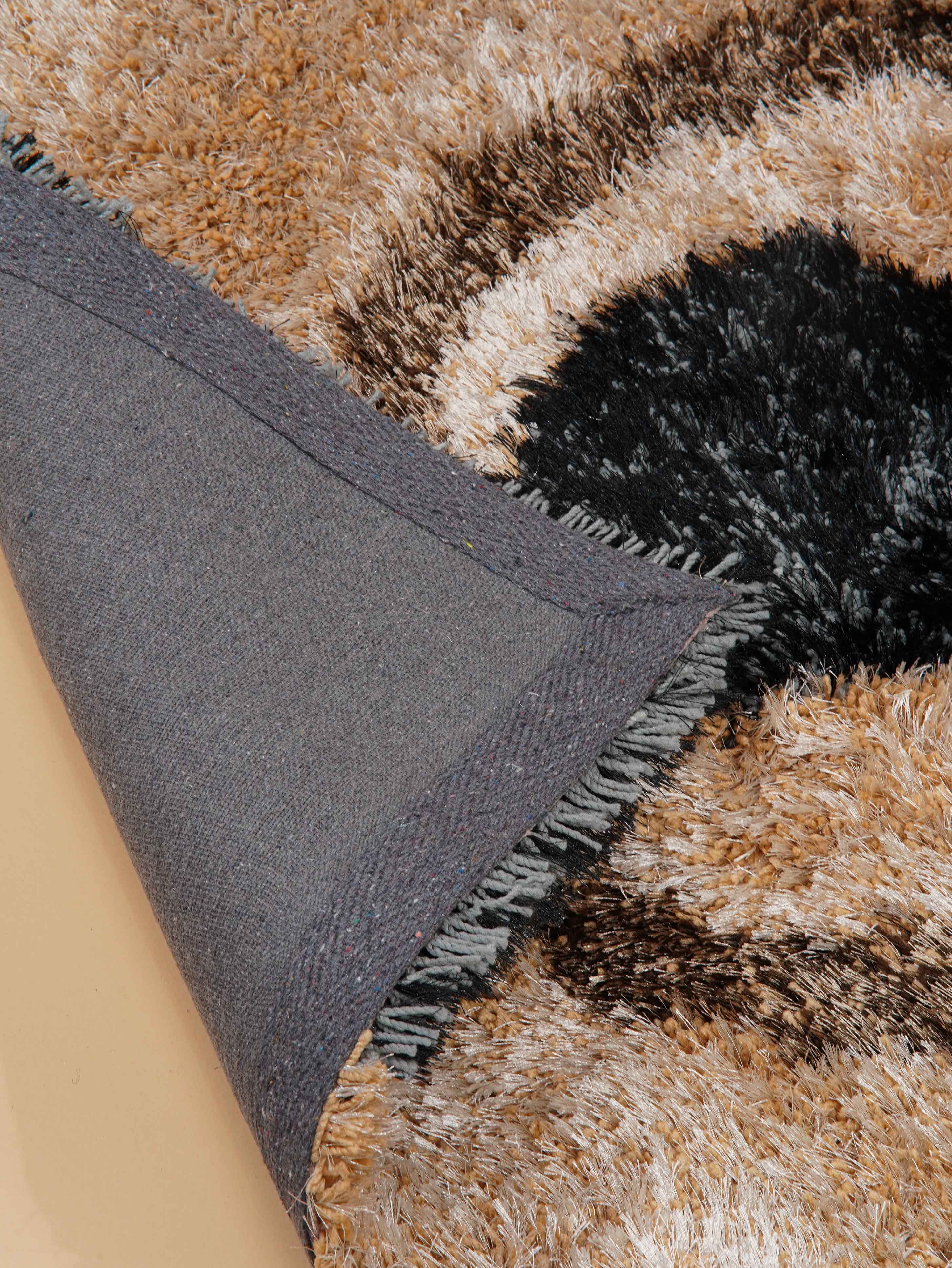 Harit Hand Tufted Shag Polyester Area Rug