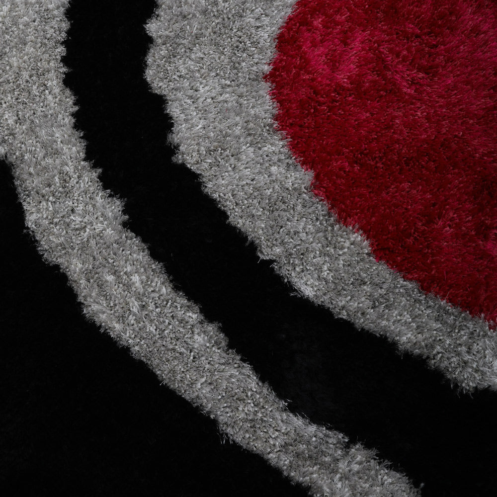 Orbit Hand Tufted Shag Rug