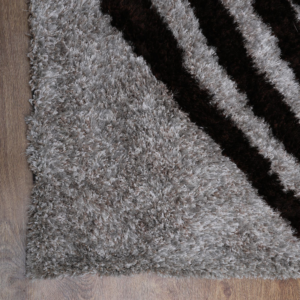 Lune Hand Tufted Shag Rug