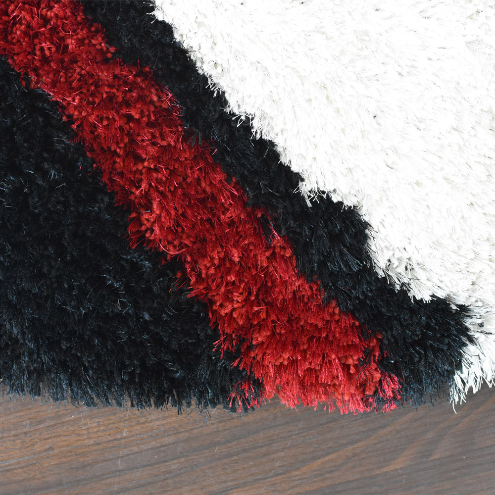 Moden Polyester Hand Tufted Shag Rug