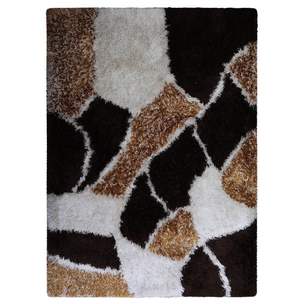 Patchwork Hand Tufted Shag Rug
