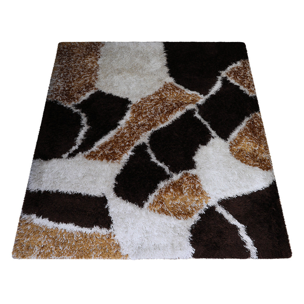 Patchwork Hand Tufted Shag Rug