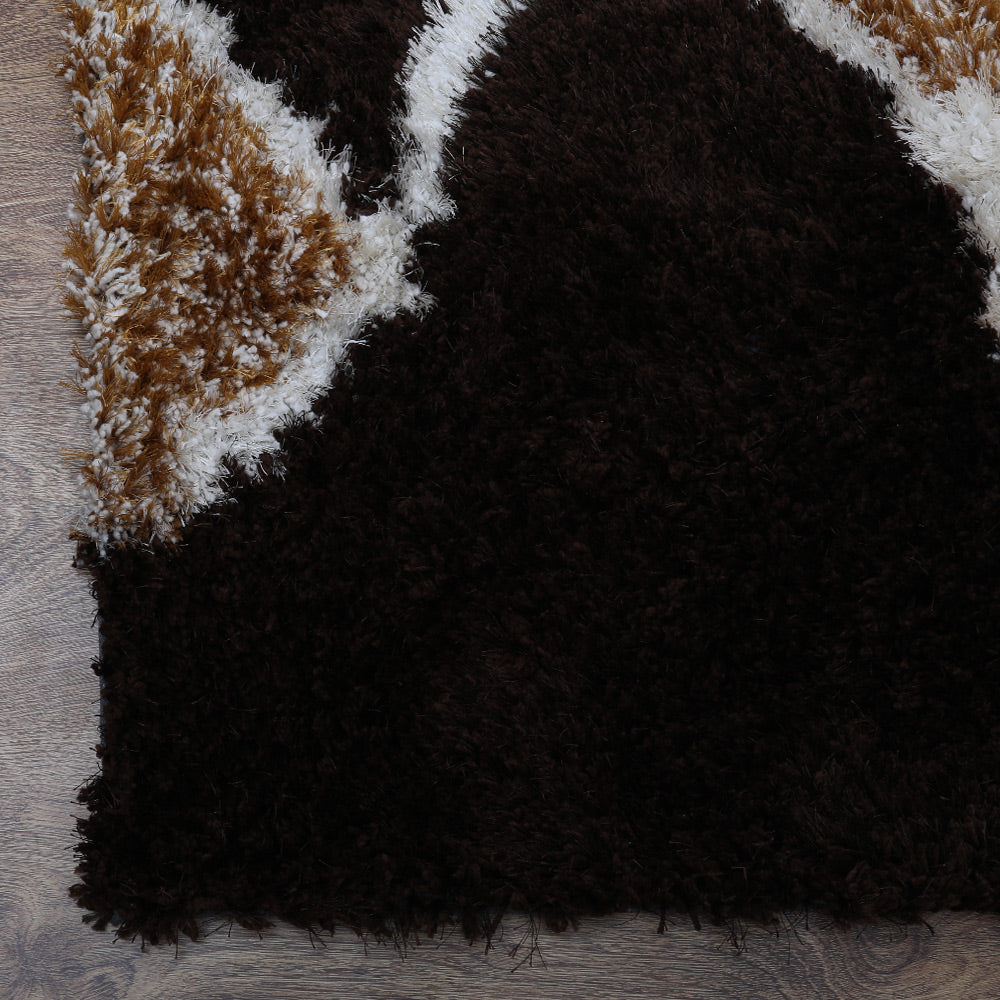 Patchwork Hand Tufted Shag Rug