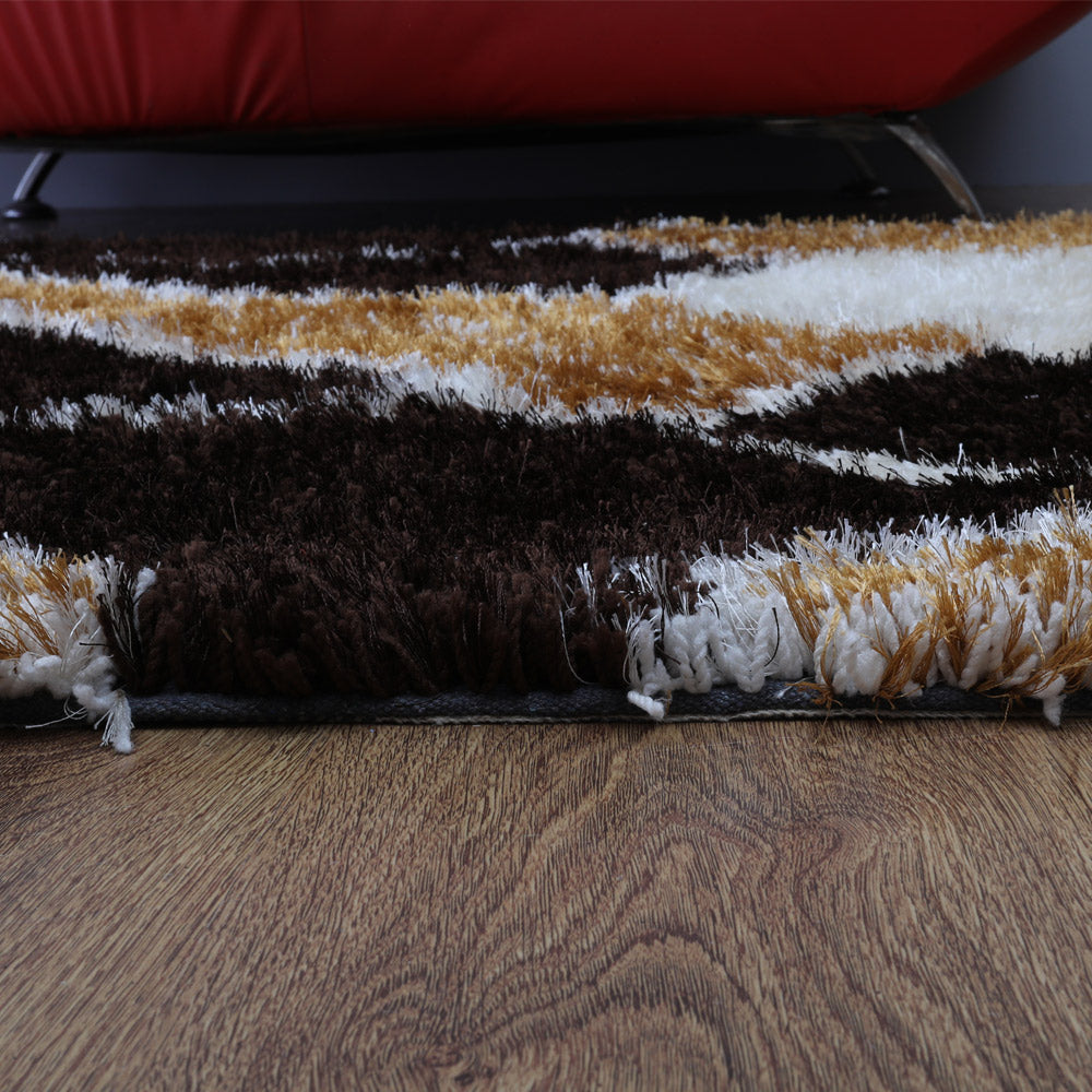 Patchwork Hand Tufted Shag Rug