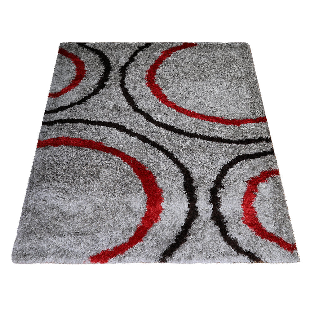 Cosmic Rings Hand Tufted Shag Rug