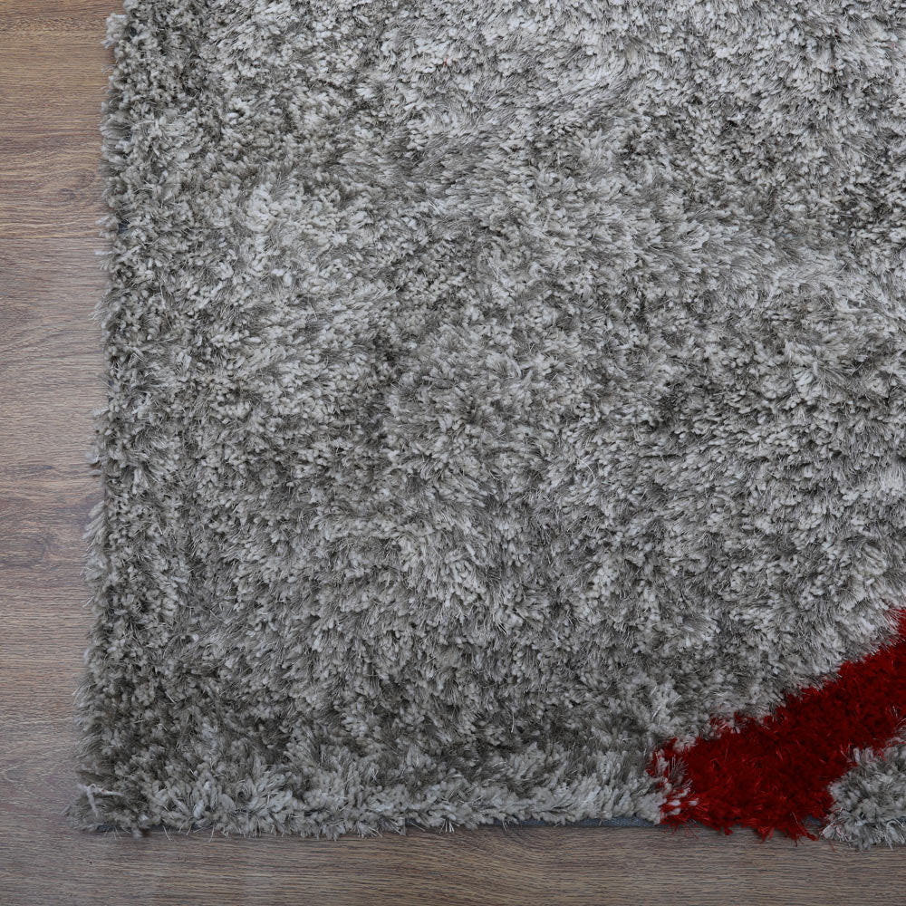 Cosmic Rings Hand Tufted Shag Rug