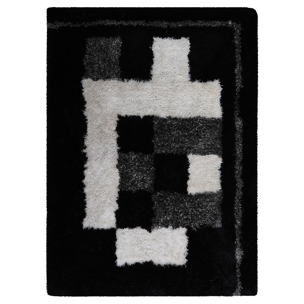 Yaksha Hand Tufted Shag Polyester Area Rug