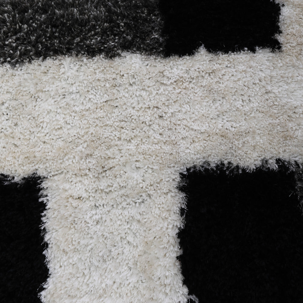 Yaksha Hand Tufted Shag Polyester Area Rug