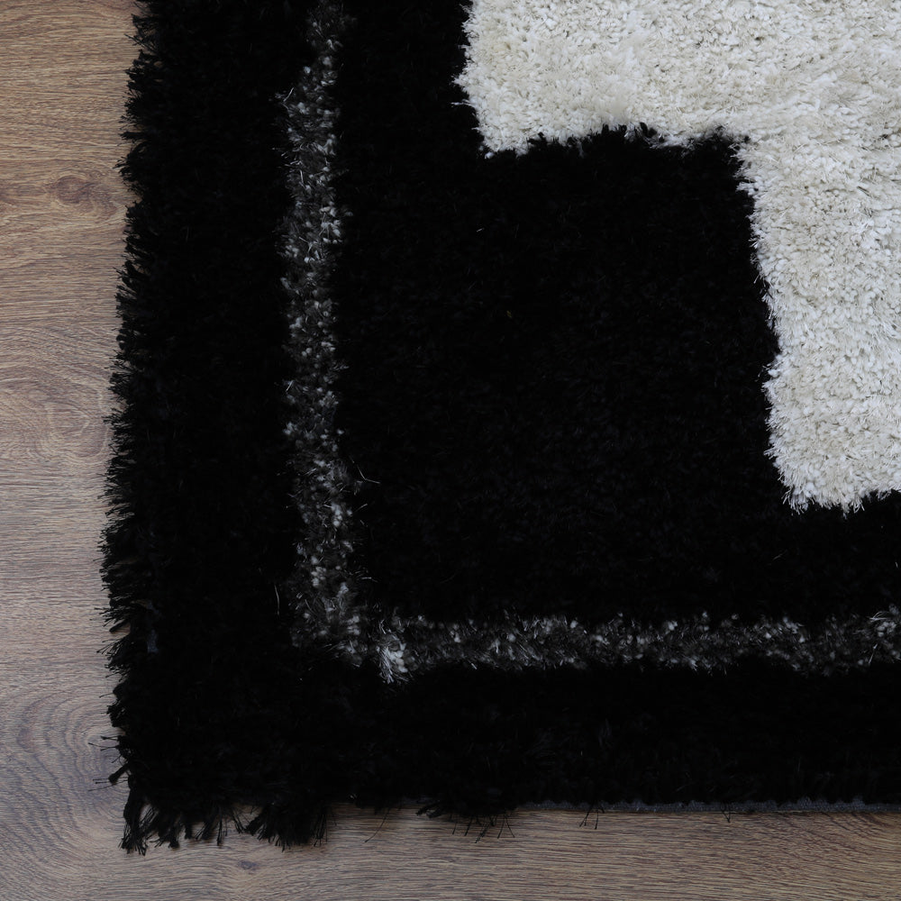 Yaksha Hand Tufted Shag Polyester Area Rug