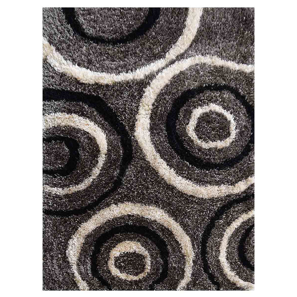 Eclipse Orbit Hand Tufted Shag Polyester Rug