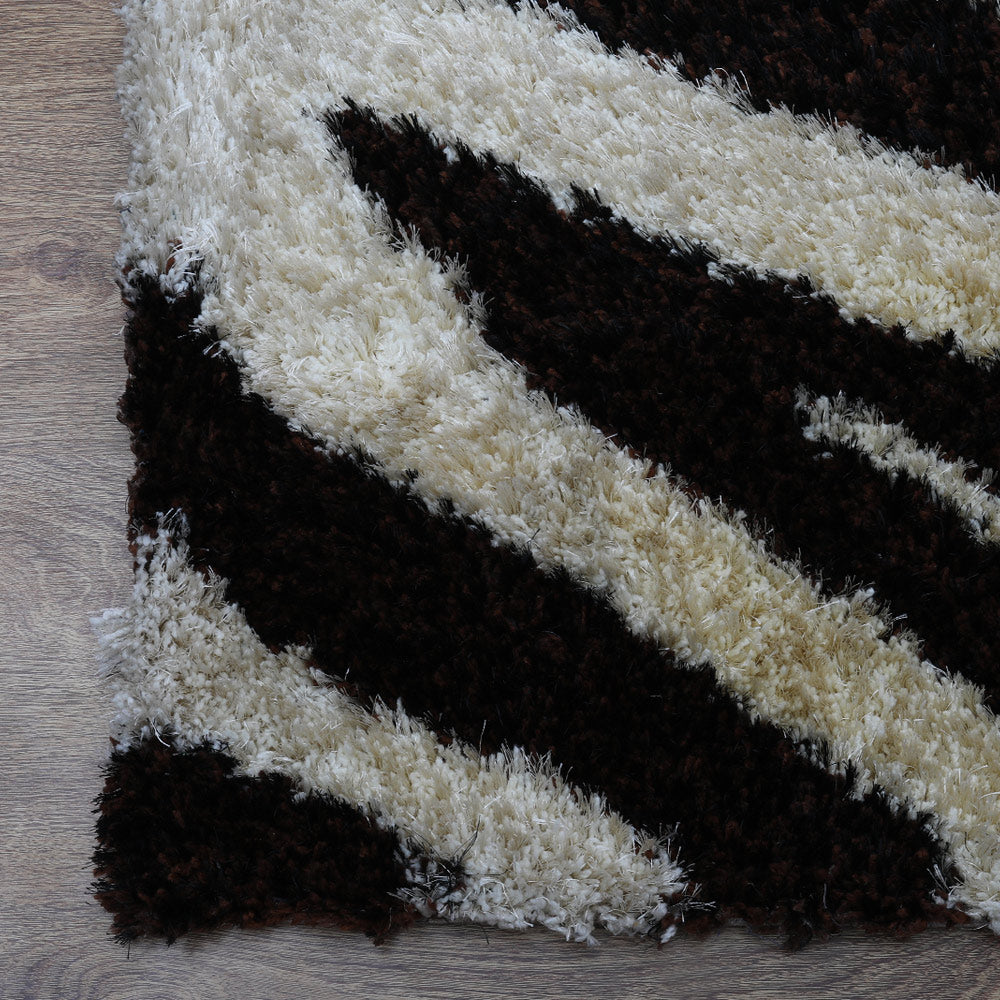 Stria Hand Tufted Shag Rug