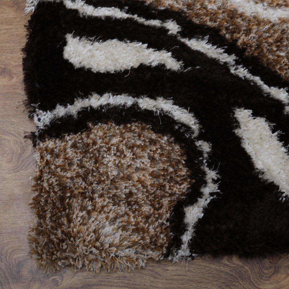 Hilo Hand Tufted Shag Polyester Area Rug