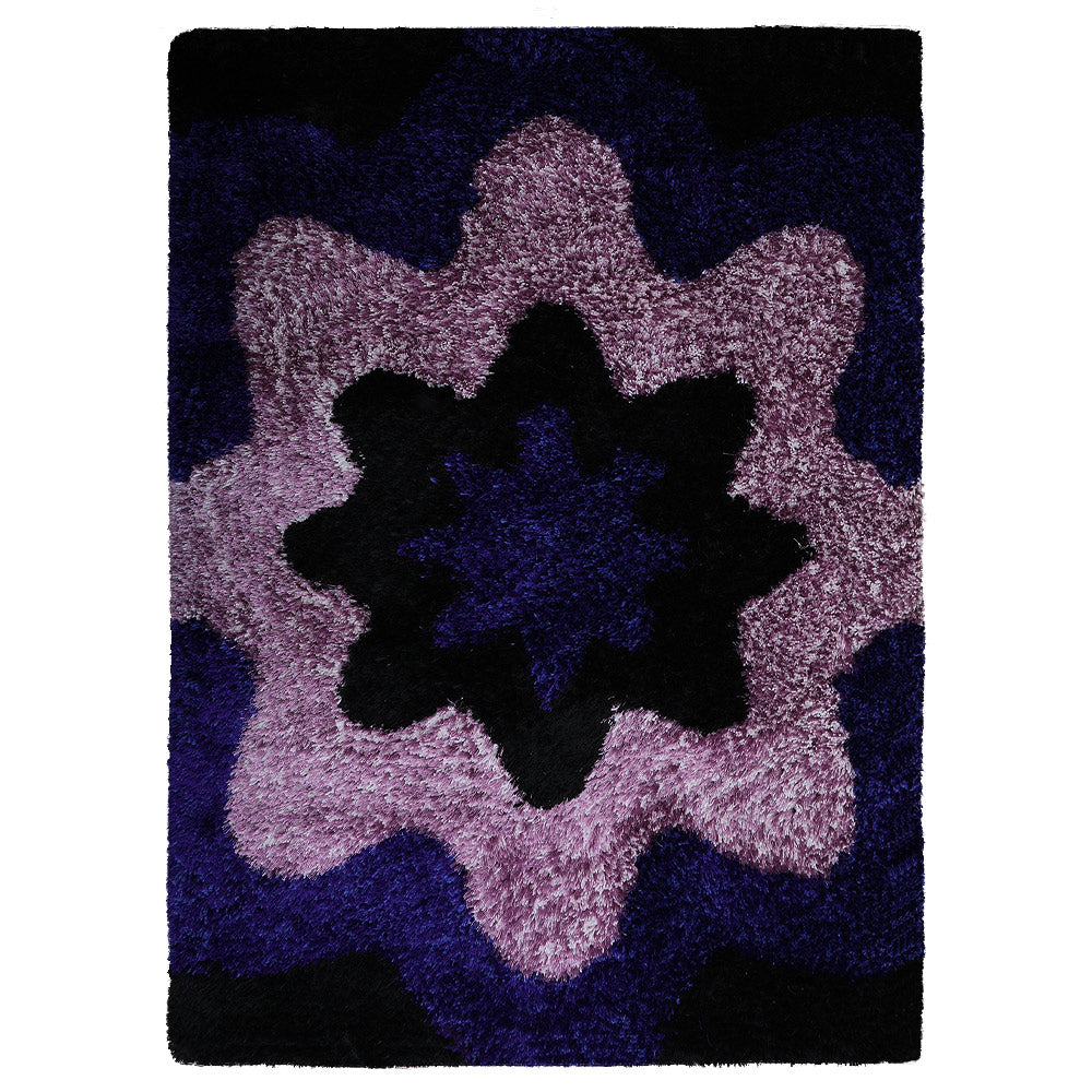 Roshan Hand Tufted Shag Polyester Area Rug