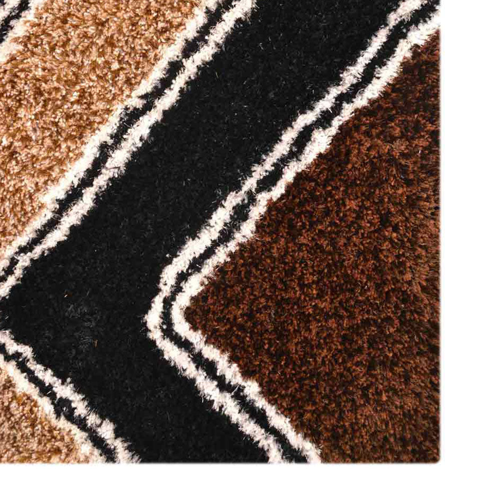 Desert Mosaic Hand Tufted Shag Rug