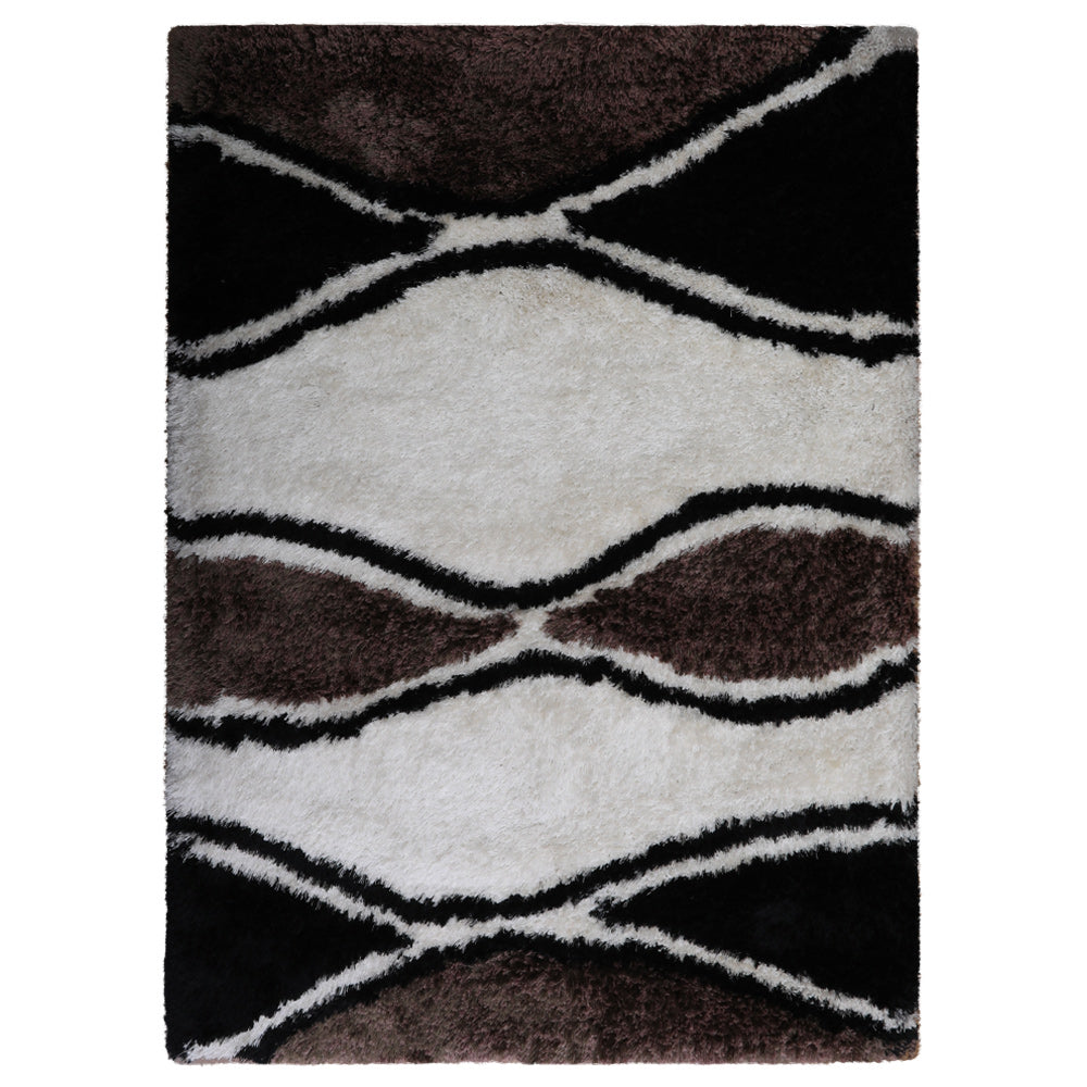 Waves Hand Tufted Shag Rug