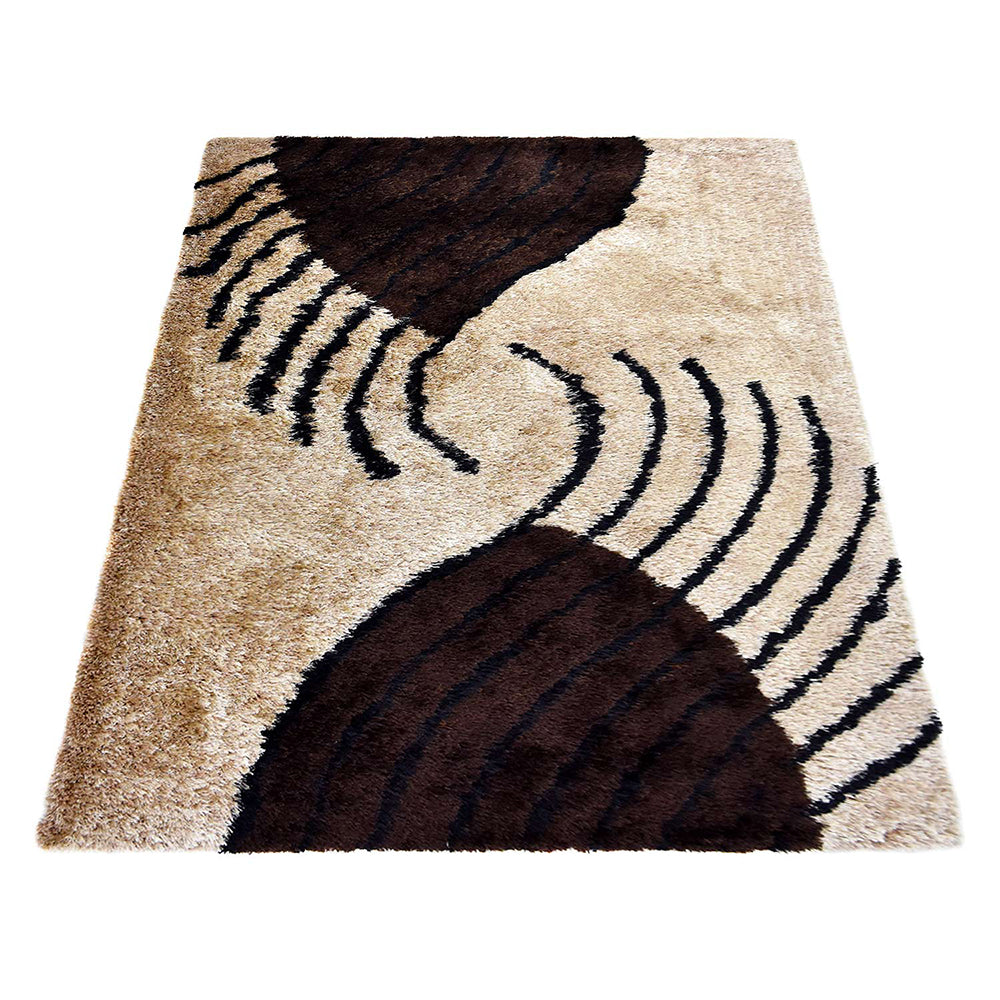 Niamh Hand Tufted Shag Polyester Area Rug