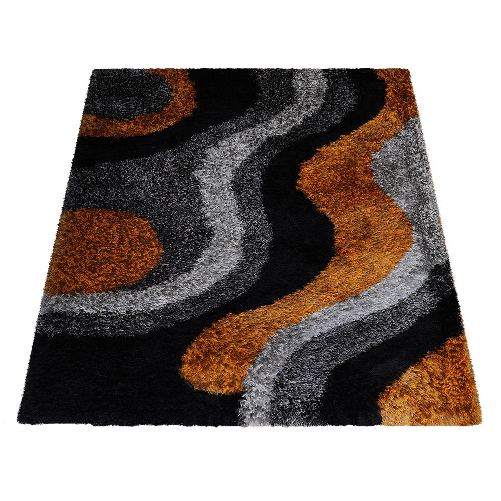 Flint Hand Tufted Shag Polyester Area Rug