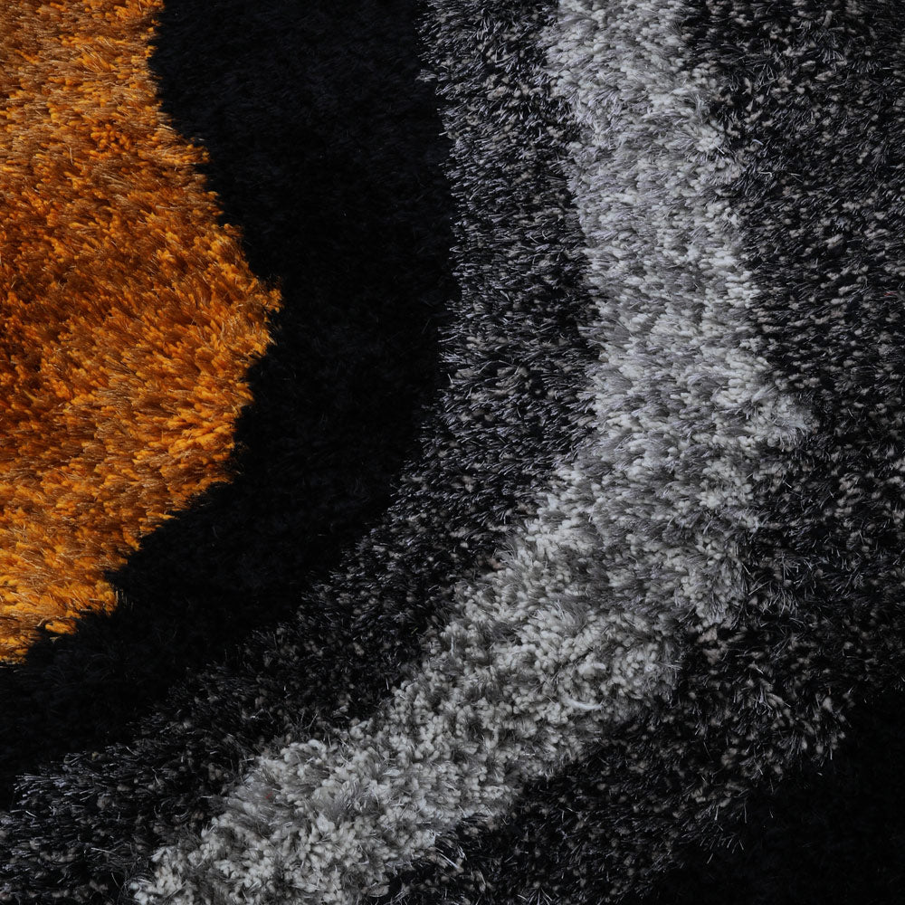 Flint Hand Tufted Shag Polyester Area Rug