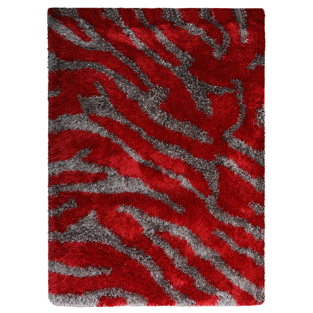 Ennis Hand Tufted Shag Polyester Area Rug