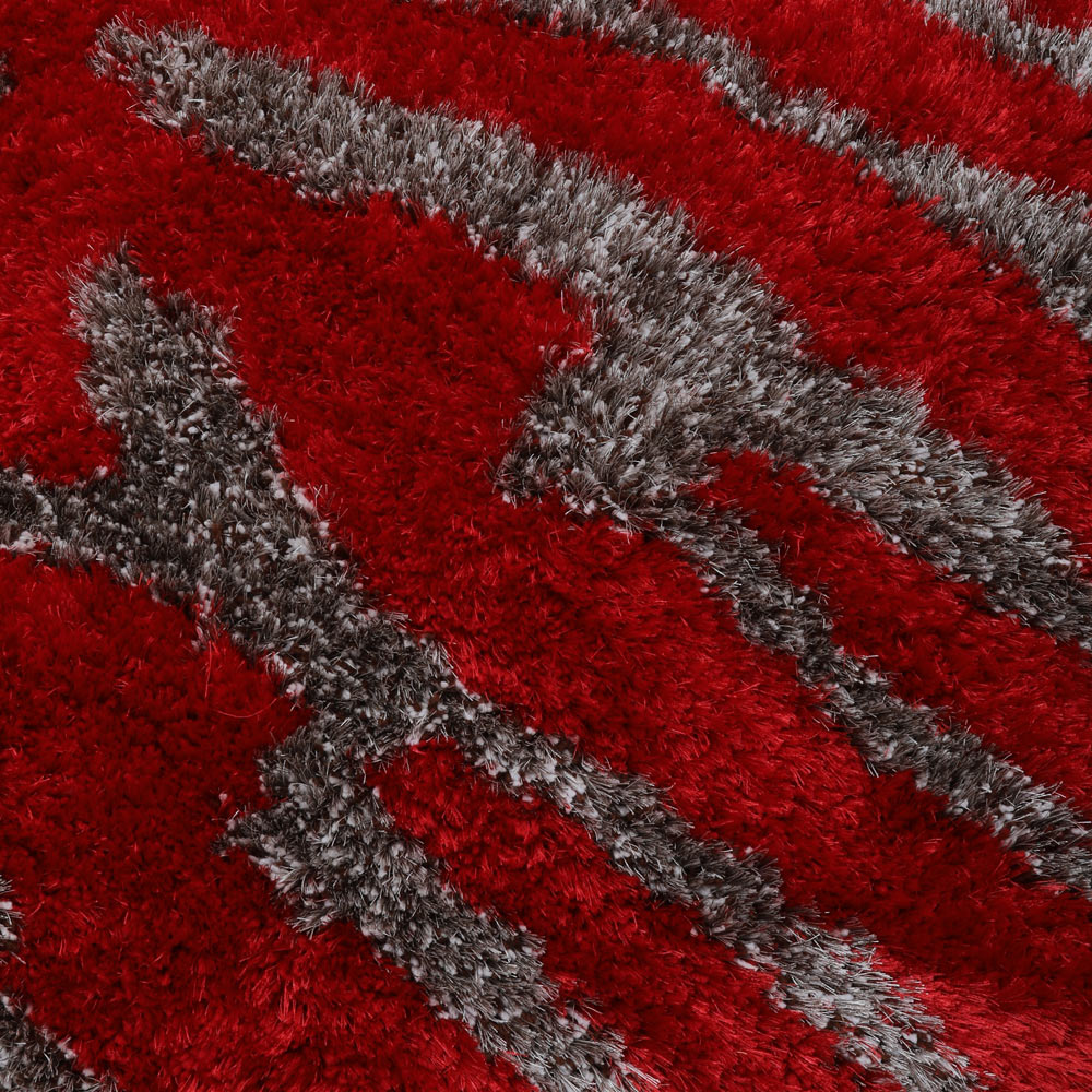 Ennis Hand Tufted Shag Polyester Area Rug