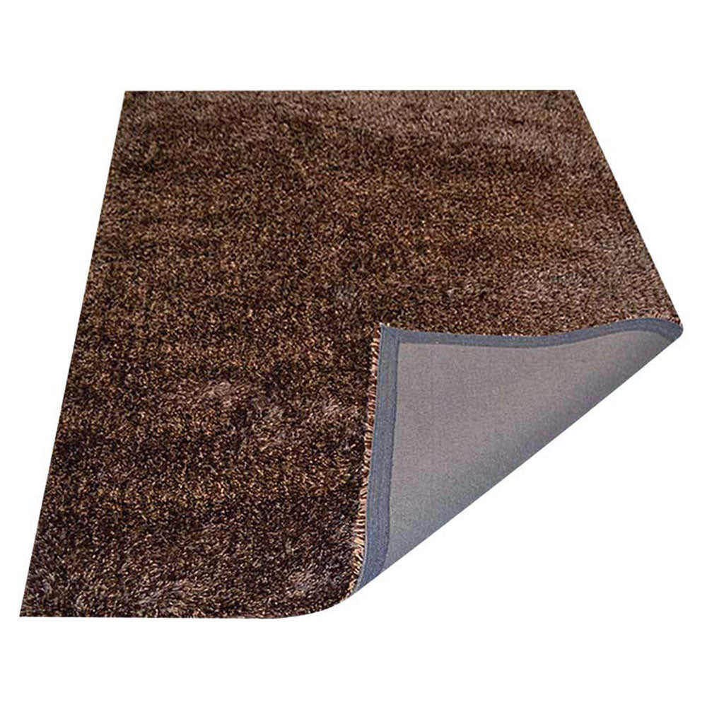 Beige Brown Hand Tufted Shag Rug