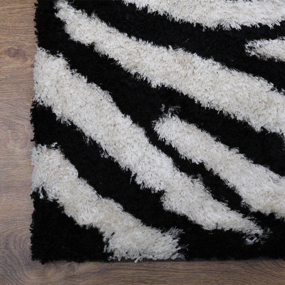 Whirl Hand Tufted Shag Rug