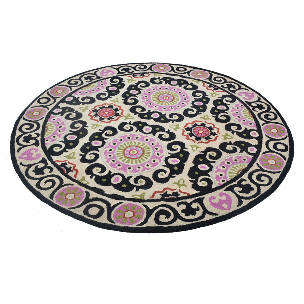 Ornate Medallion Wool Rug