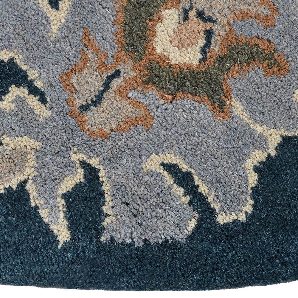 Jivin Hand Tufted Floral Wool Rug