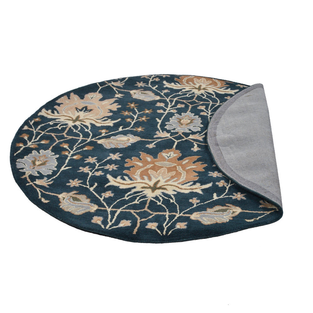 Jivin Hand Tufted Floral Wool Rug