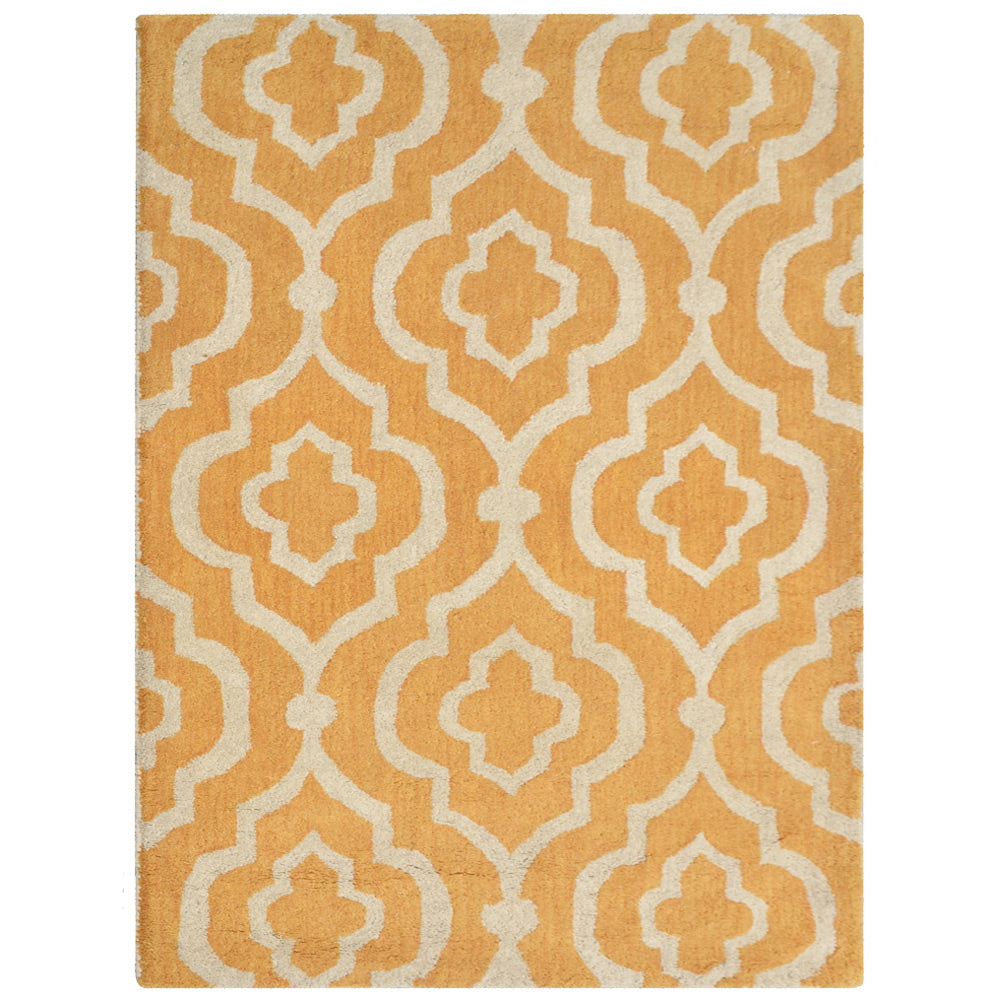 Saffron Medallion Hand Tufted Rug