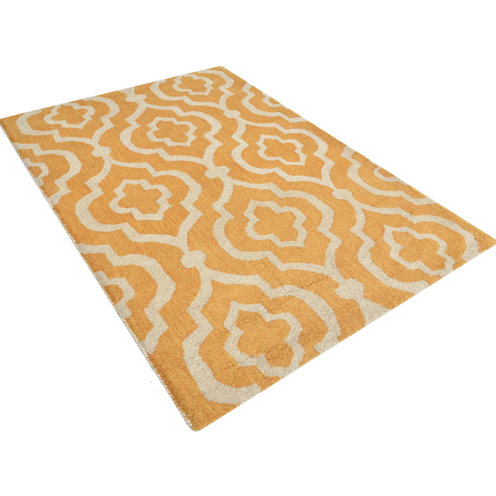Saffron Medallion Hand Tufted Rug