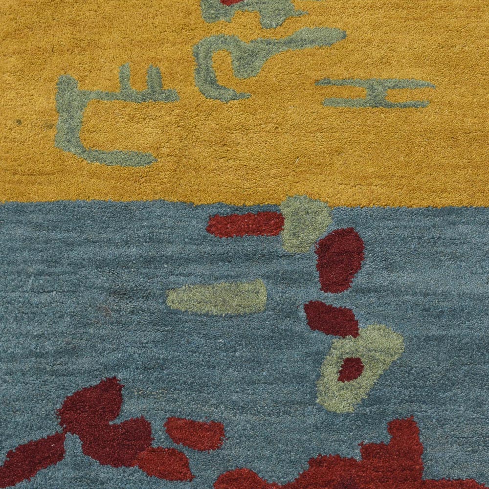 Kaleidowave Hand Tufted Wool Area Rug