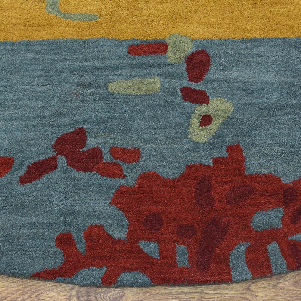 Kaleidowave Hand Tufted Wool Area Rug