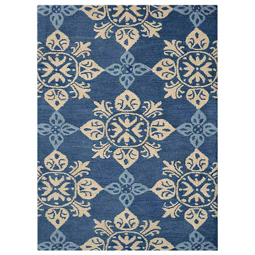 Chaitra Hand Tufted Wool Area Rug