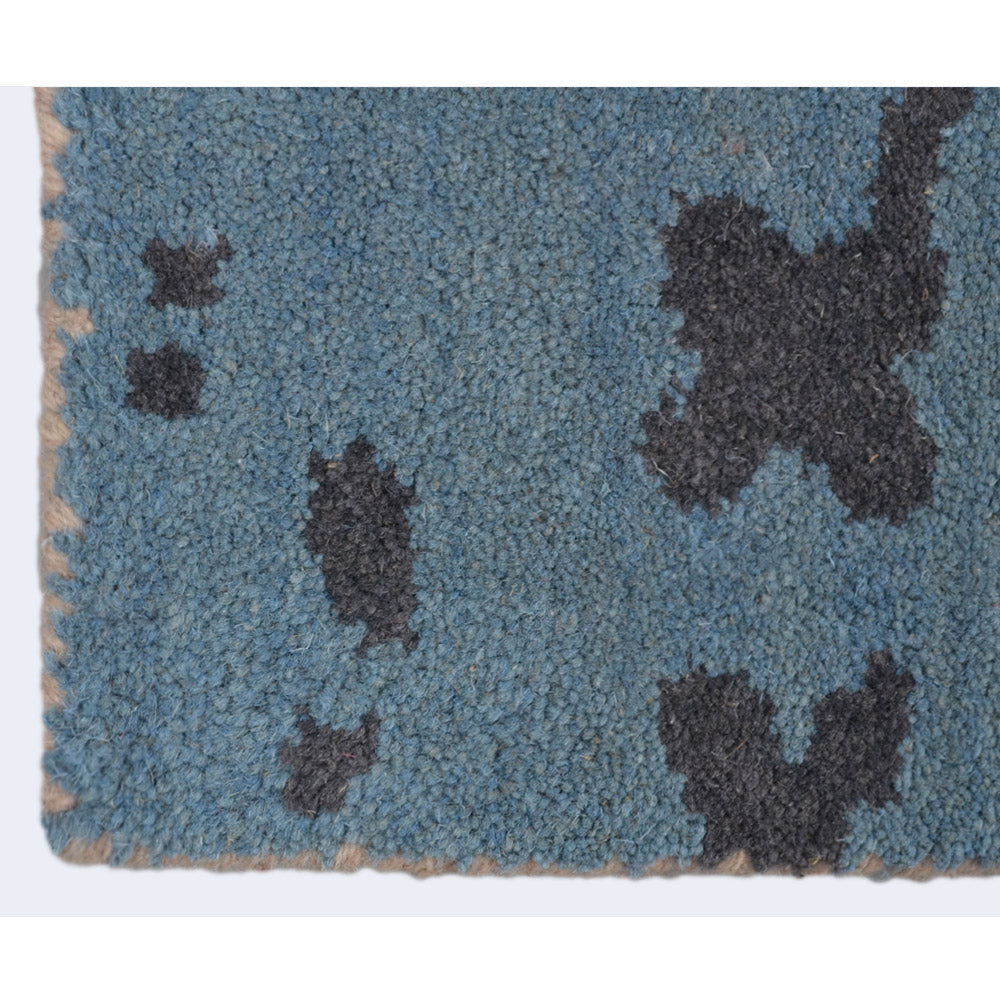 Liberty Hand Tufted Wool Beige Blue Area Rug