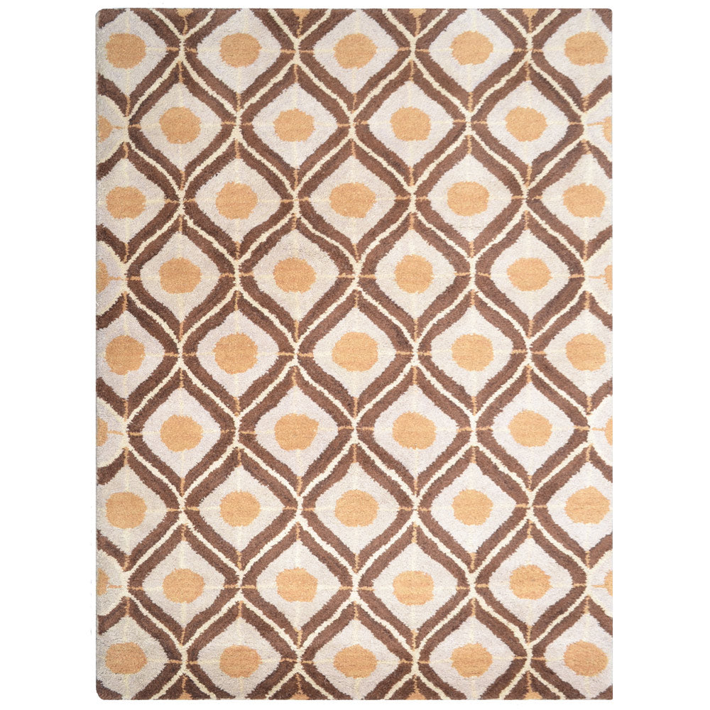 Rudraksha Hand Tufted Wool Area Rug