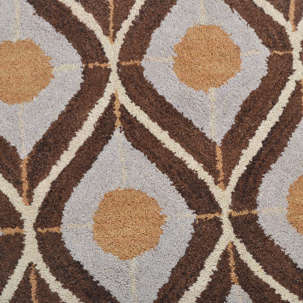 Rudraksha Hand Tufted Wool Area Rug