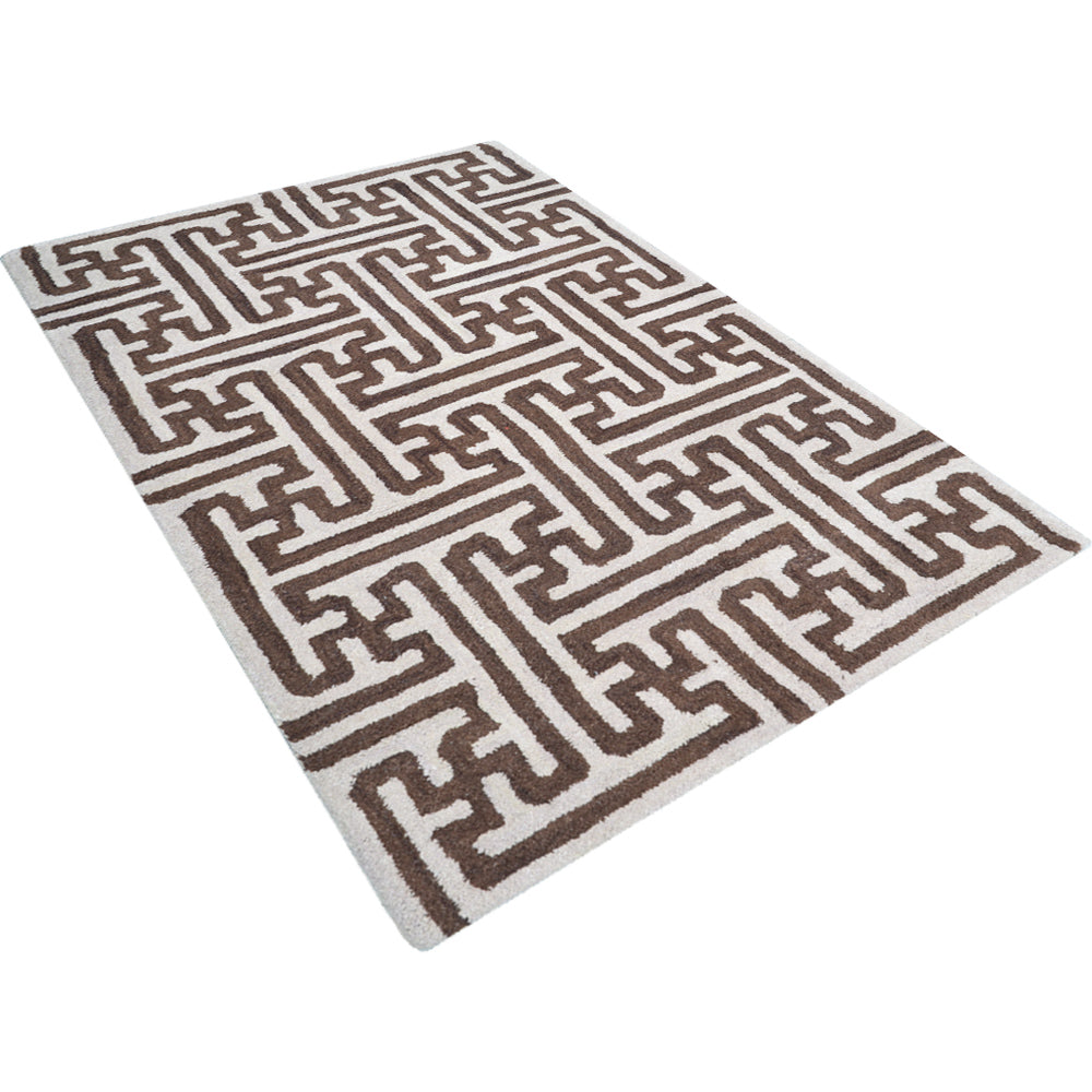 Labyrinth Hand Tufted Wool Rug