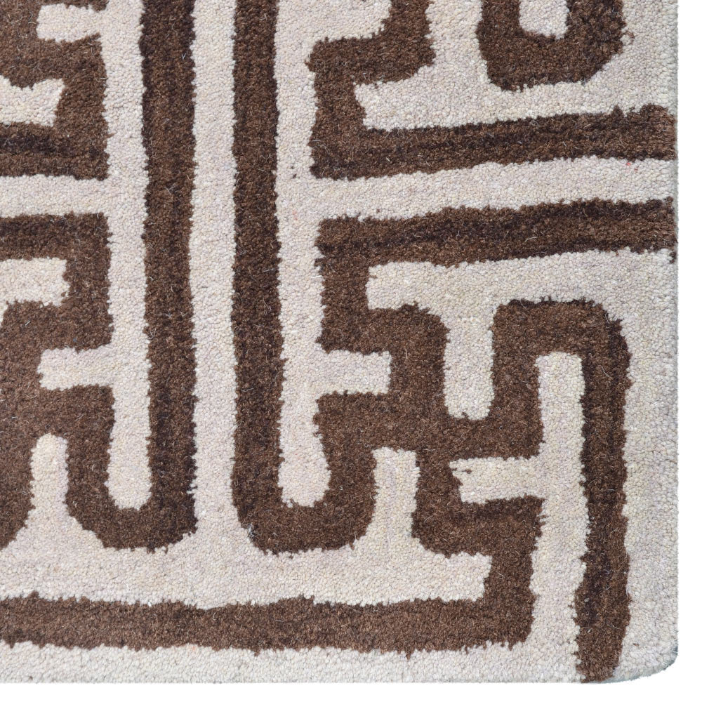 Labyrinth Hand Tufted Wool Rug