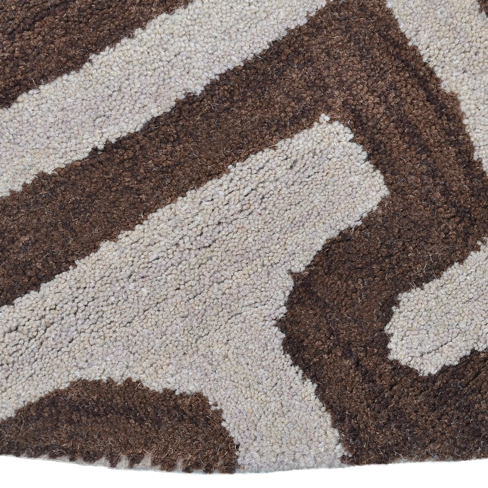 Labyrinth Hand Tufted Wool Rug