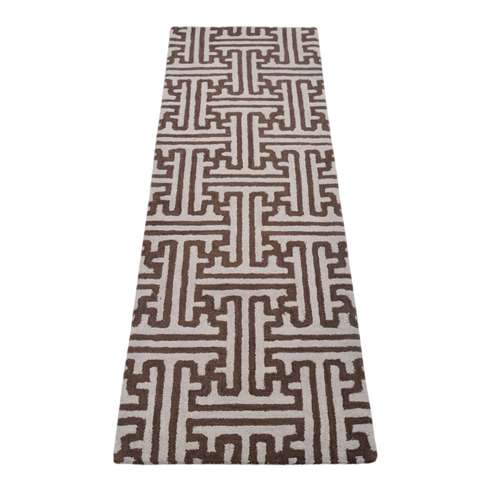 Labyrinth Hand Tufted Wool Rug