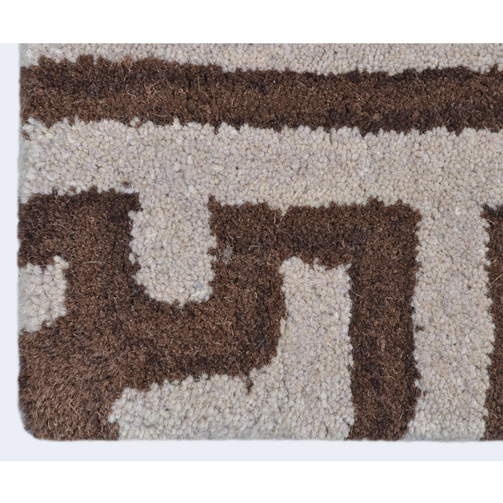 Labyrinth Hand Tufted Wool Rug