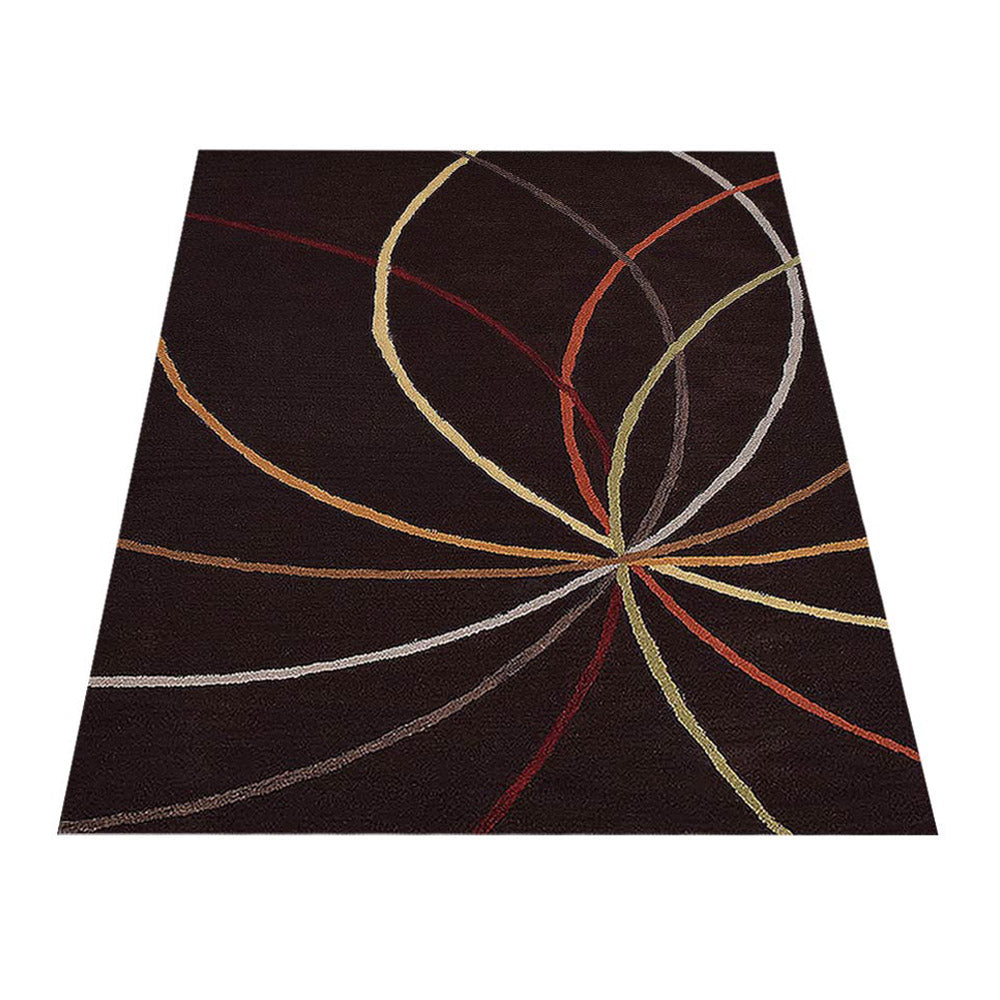 Jovin Hand Tufted Wool Brown Rug