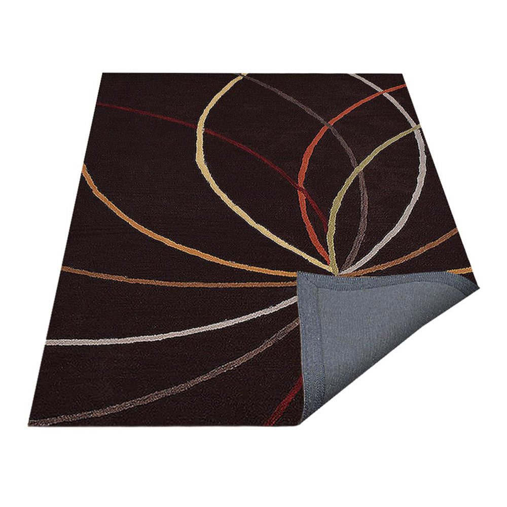 Jovin Hand Tufted Wool Brown Rug